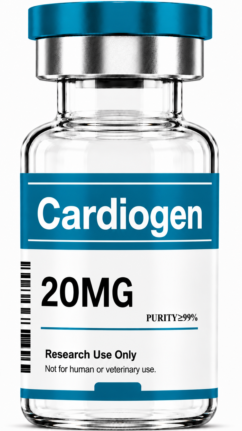Cardiogen lyophilized research vial